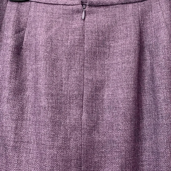 Women’s Le Suit 2 Piece Skirt Set Dark Purple Size 8P EUC - Picture 4 of 10